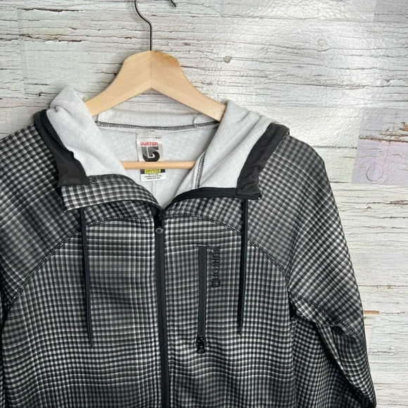 Burton hoodie jacket sweater gray size small - Picture 4 of 10